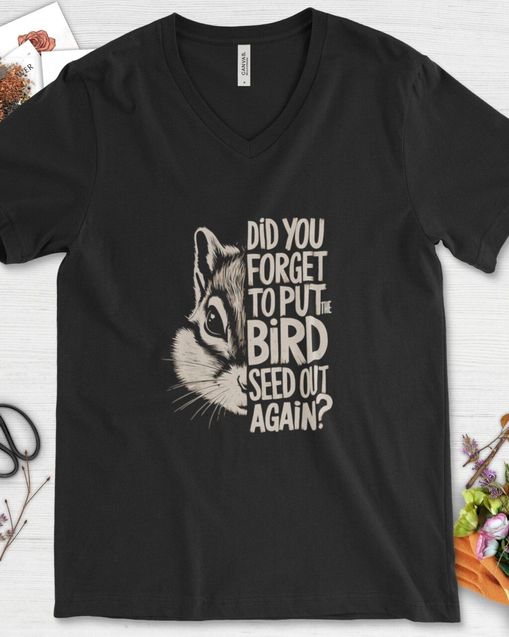 Alternative view of Forget The Bird Seed V-Neck