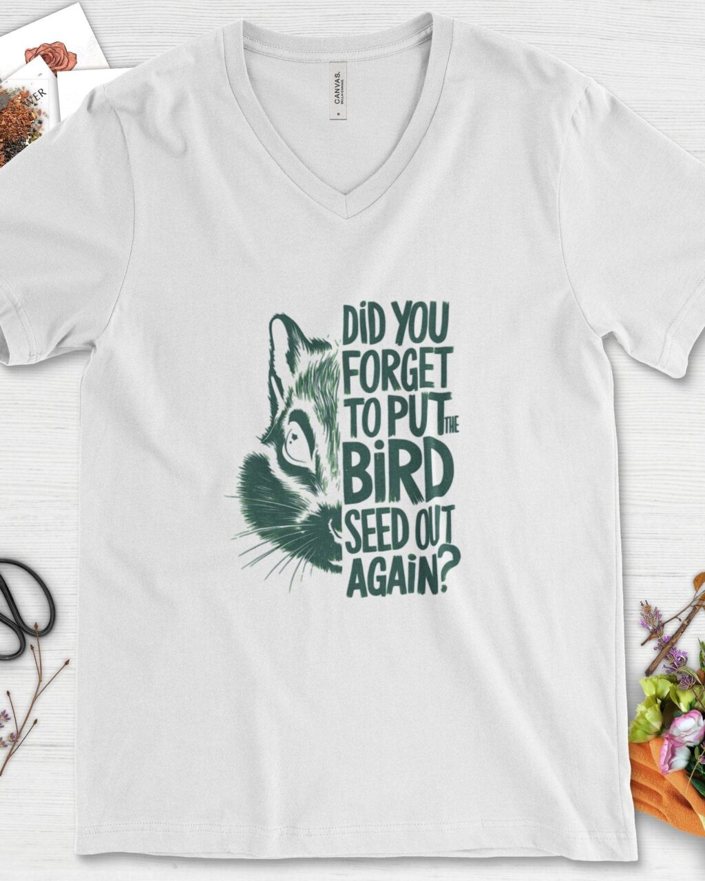 Forget The Bird Seed V-Neck