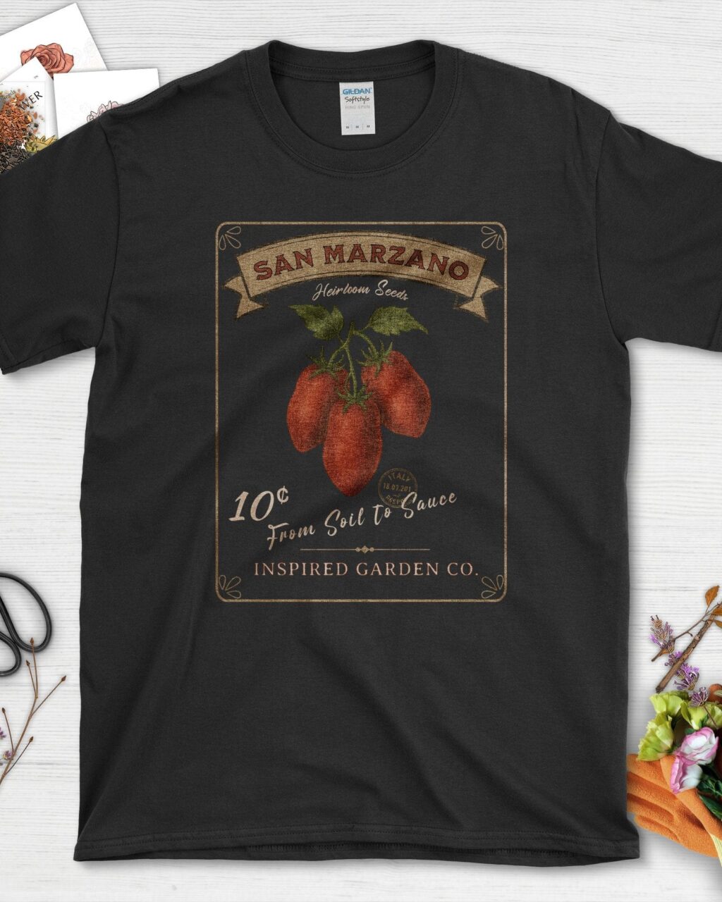 Alternative view of From Soil to Sauce Garden T-Shirt