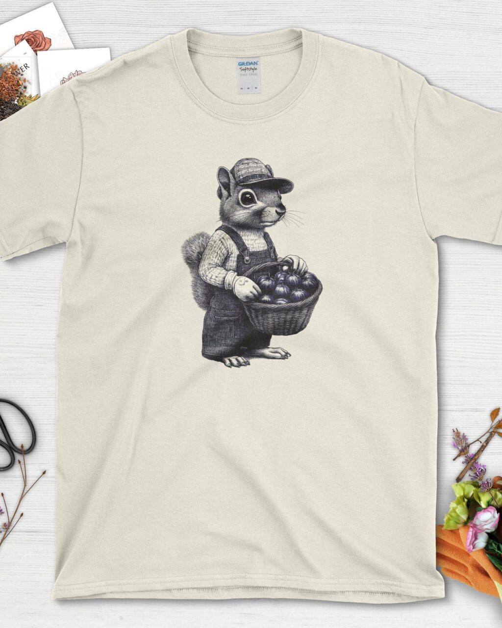 Garden Squirrel & Heirlooms T-Shirt