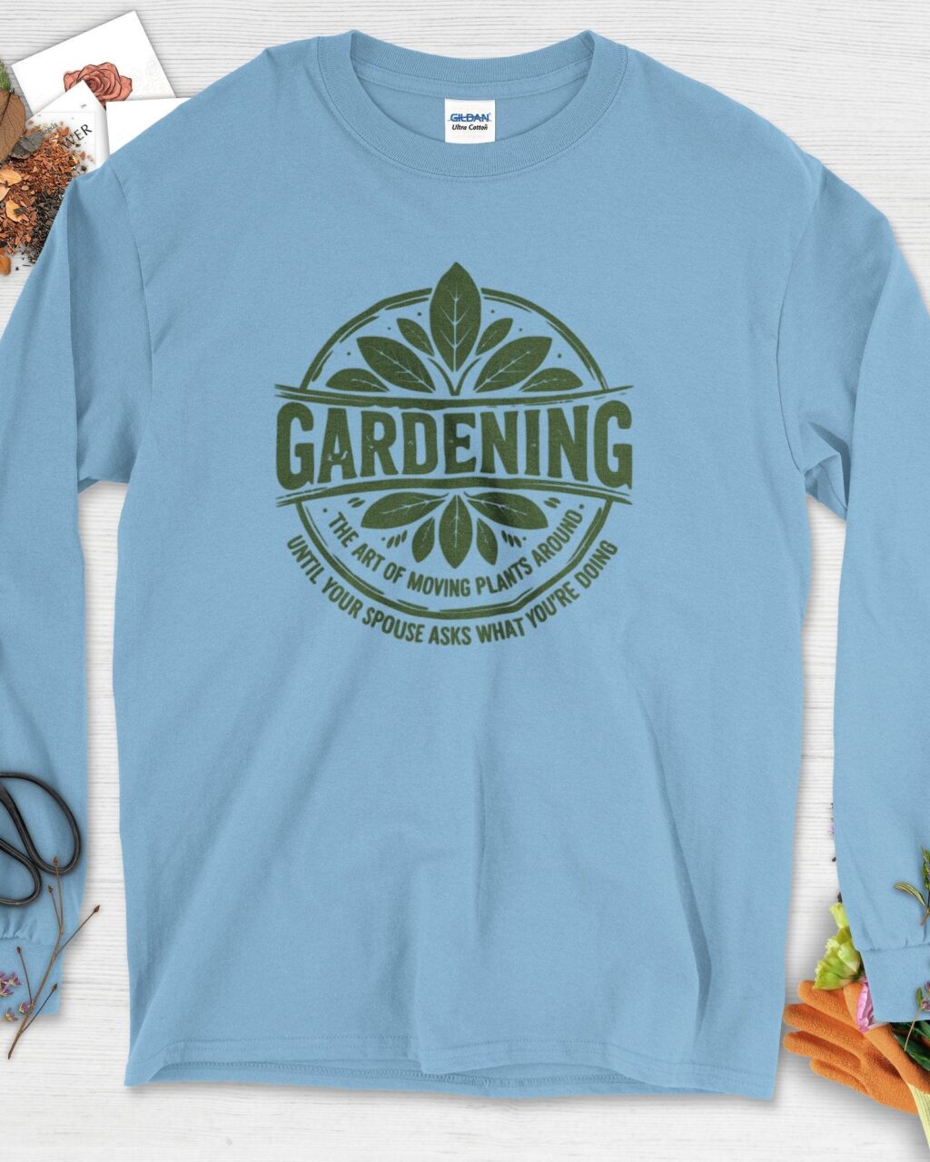 Alternative view of Gardening Art of Moving Plants Long Sleeve