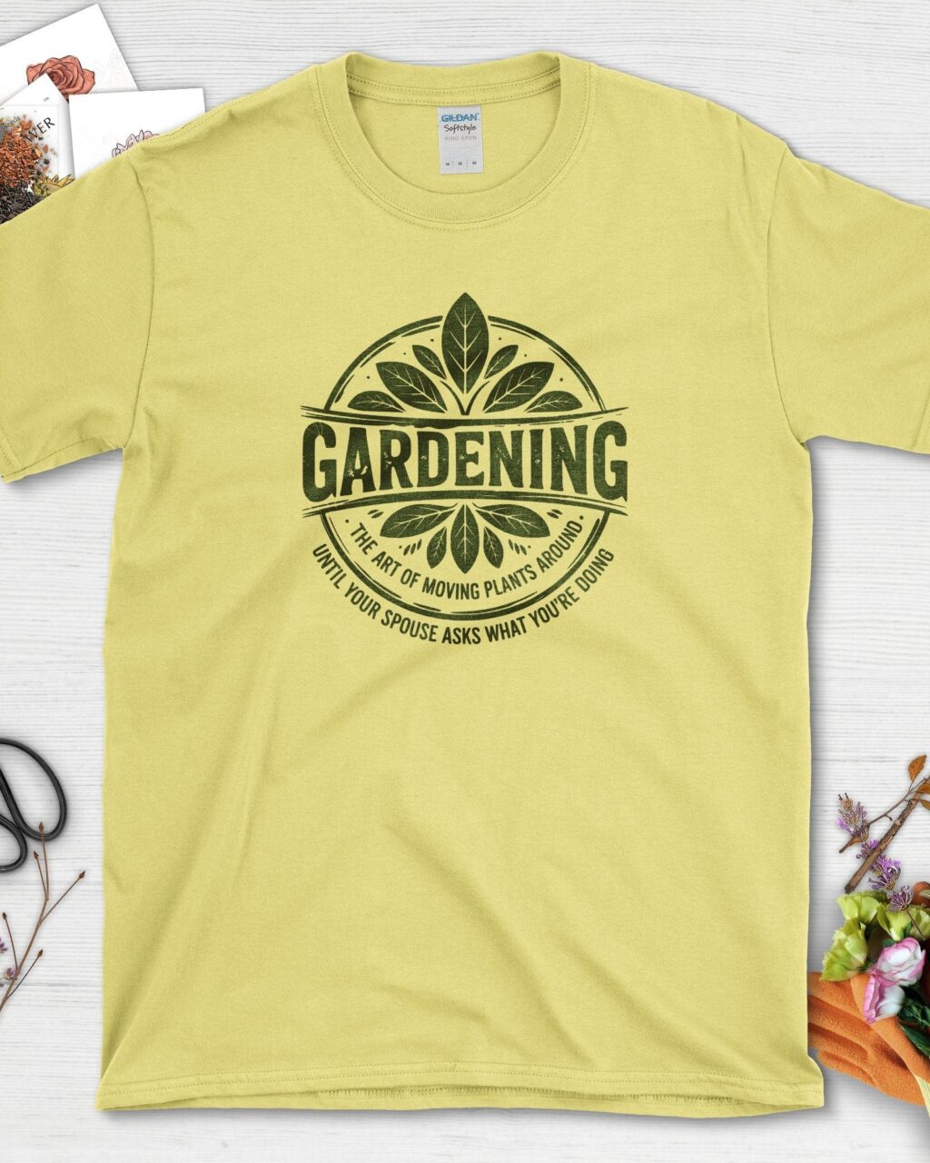 Alternative view of Gardening Art of Moving Plants T-Shirt