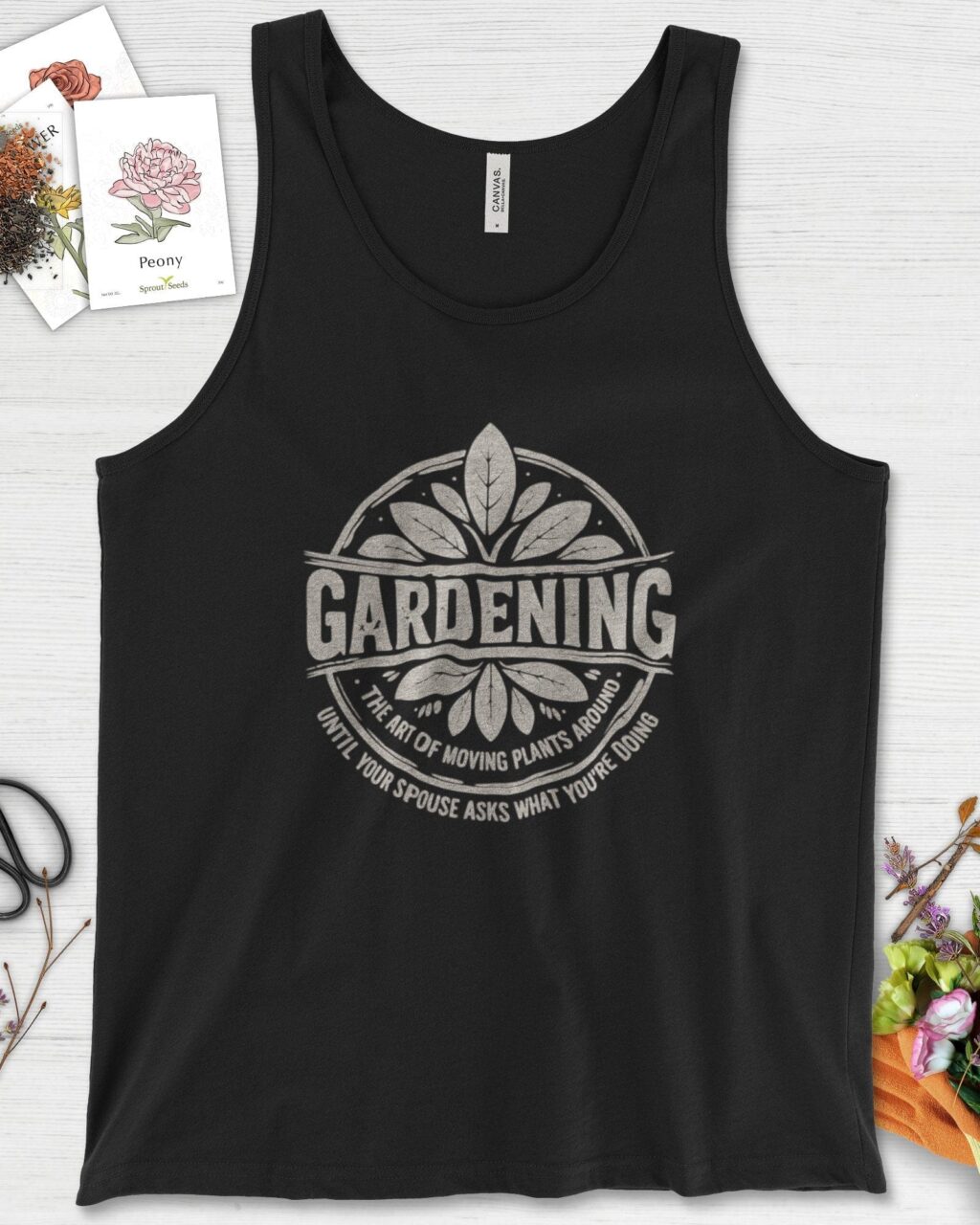 Gardening Art of Moving Plants Tank Top