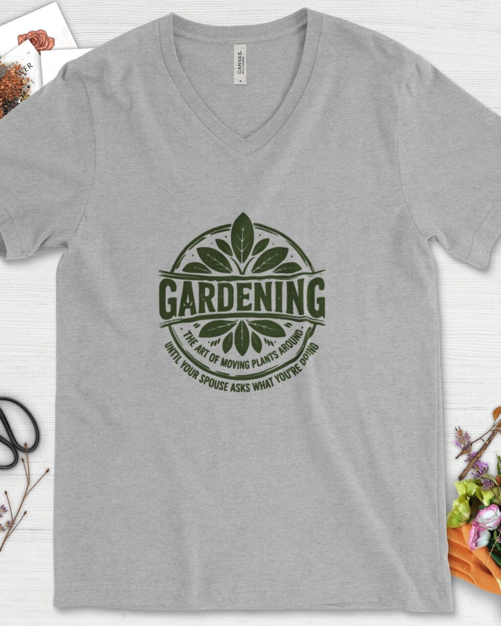 Gardening Art of Moving Plants V-Neck