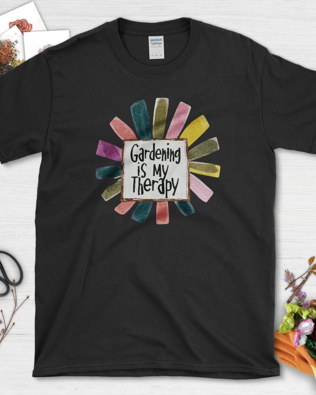Alternative view of Gardening is My Therapy T-Shirt