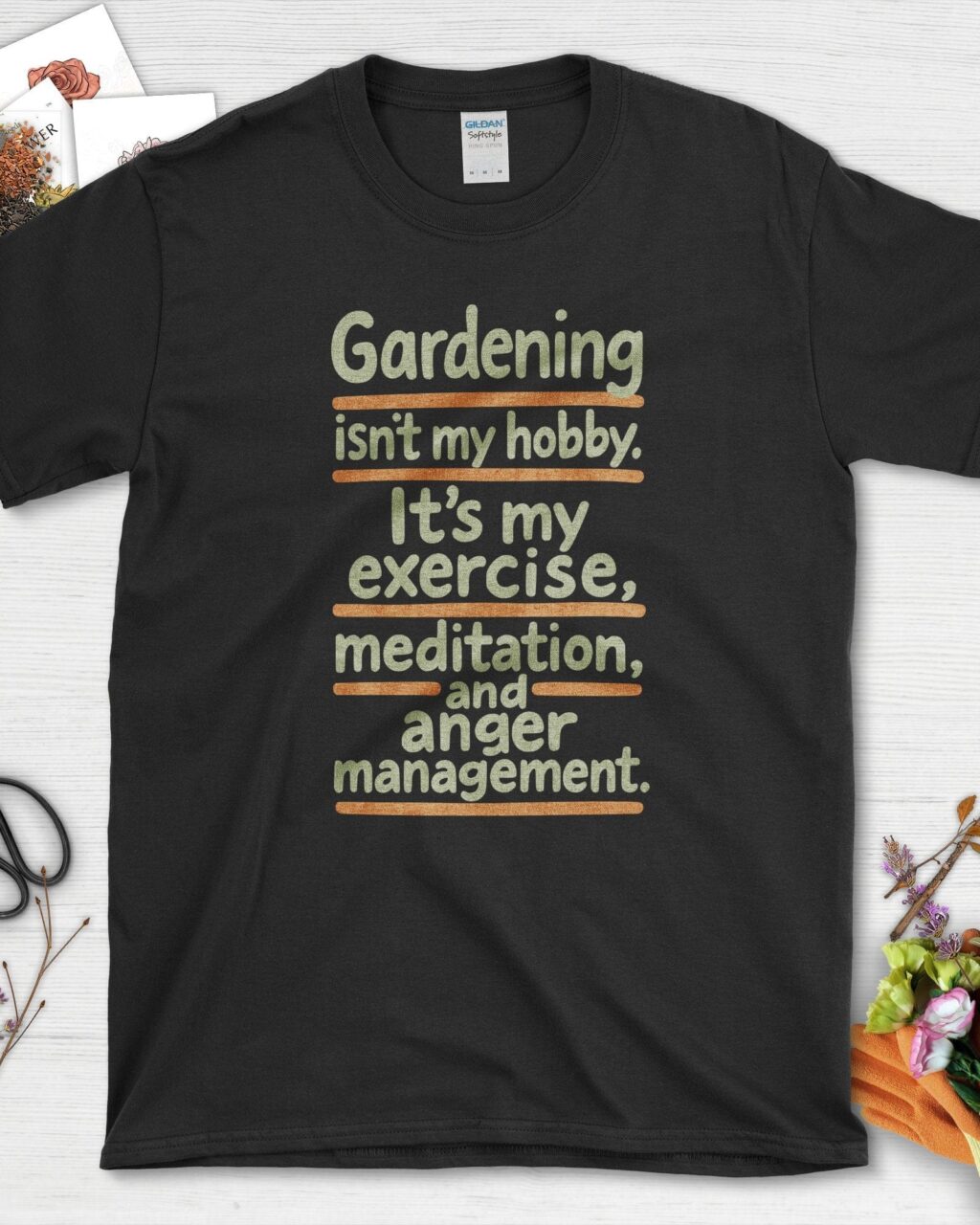 Alternative view of Gardening Isn't My Hobby T-Shirt
