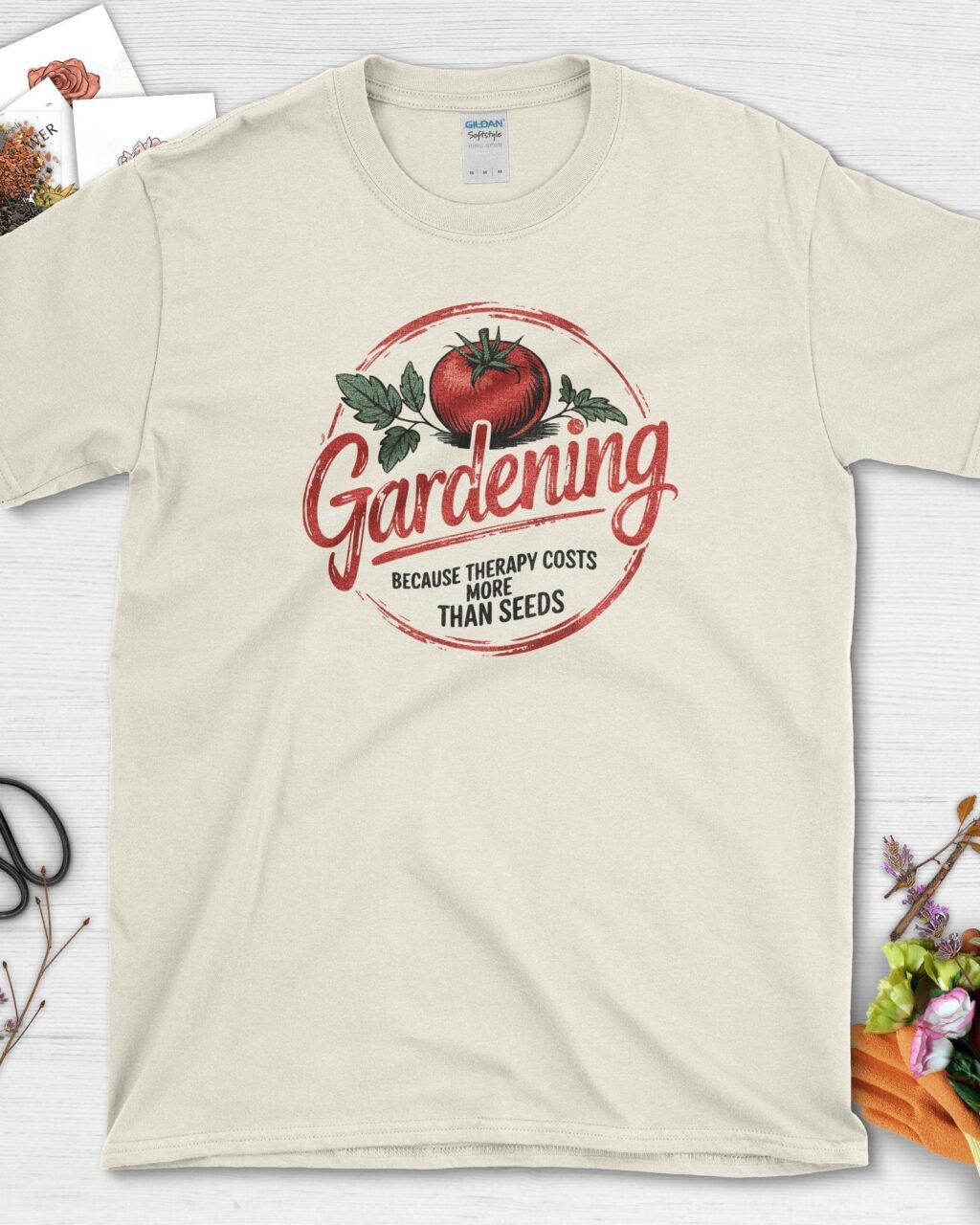 Gardening Therapy Quotes T-Shirt