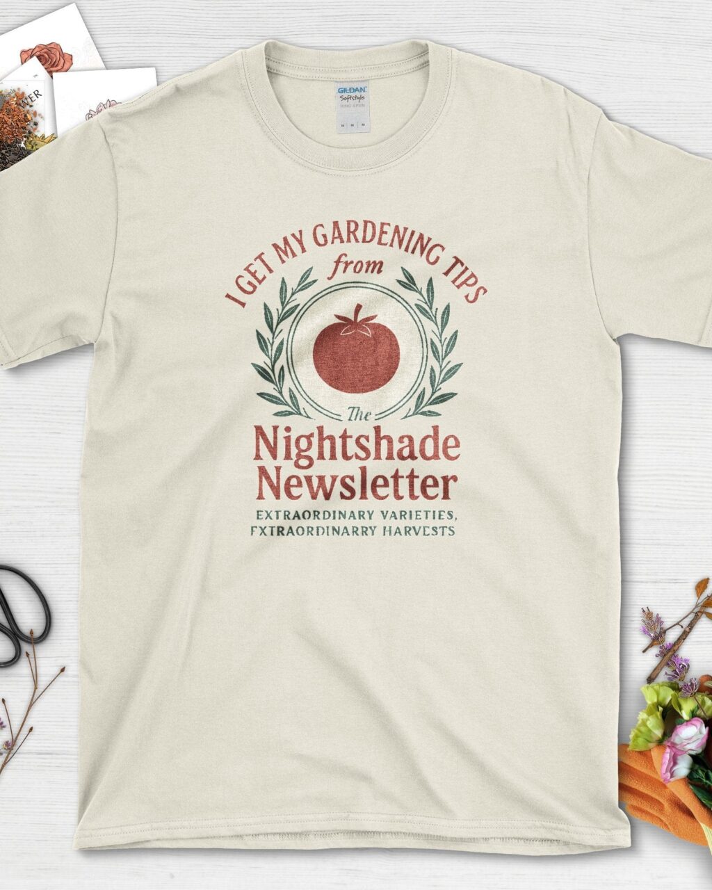 Gardening Tips Nightshade Newsletter T-Shirt