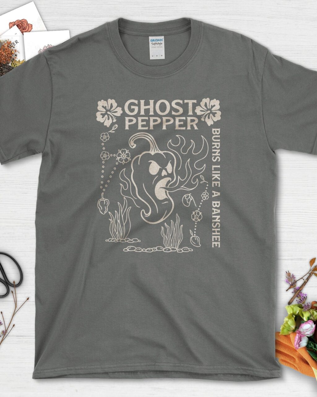 Alternative view of Ghost Pepper Burns Like Banshee T-Shirt