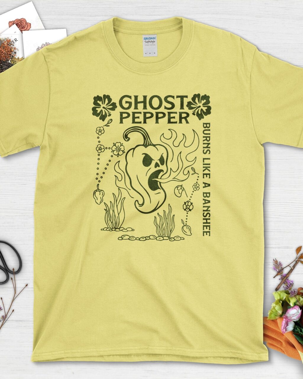Ghost Pepper Burns Like Banshee T-Shirt