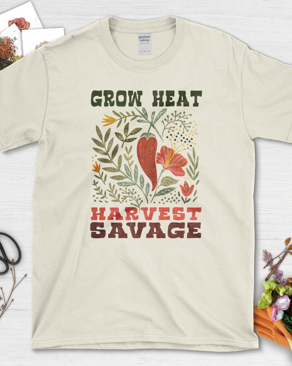 Alternative view of Grow Heat Harvest Savage T-Shirt