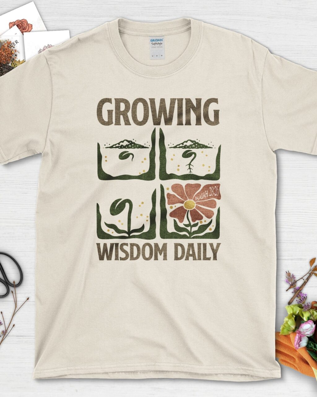 Alternative view of Growing Wisdom Daily T-Shirt
