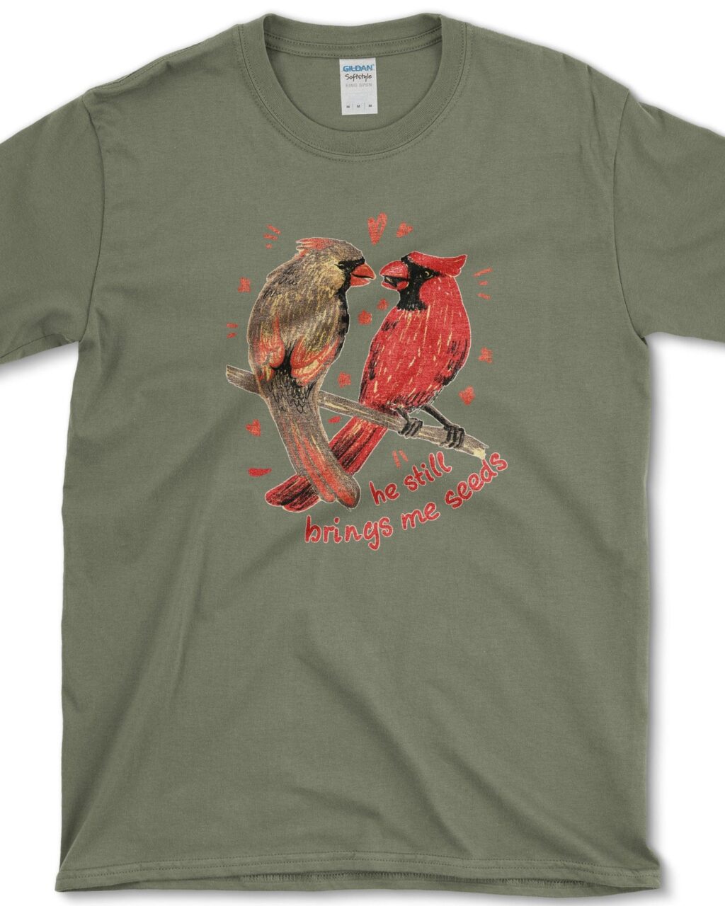 Alternative view of He Brings Seeds T-Shirt