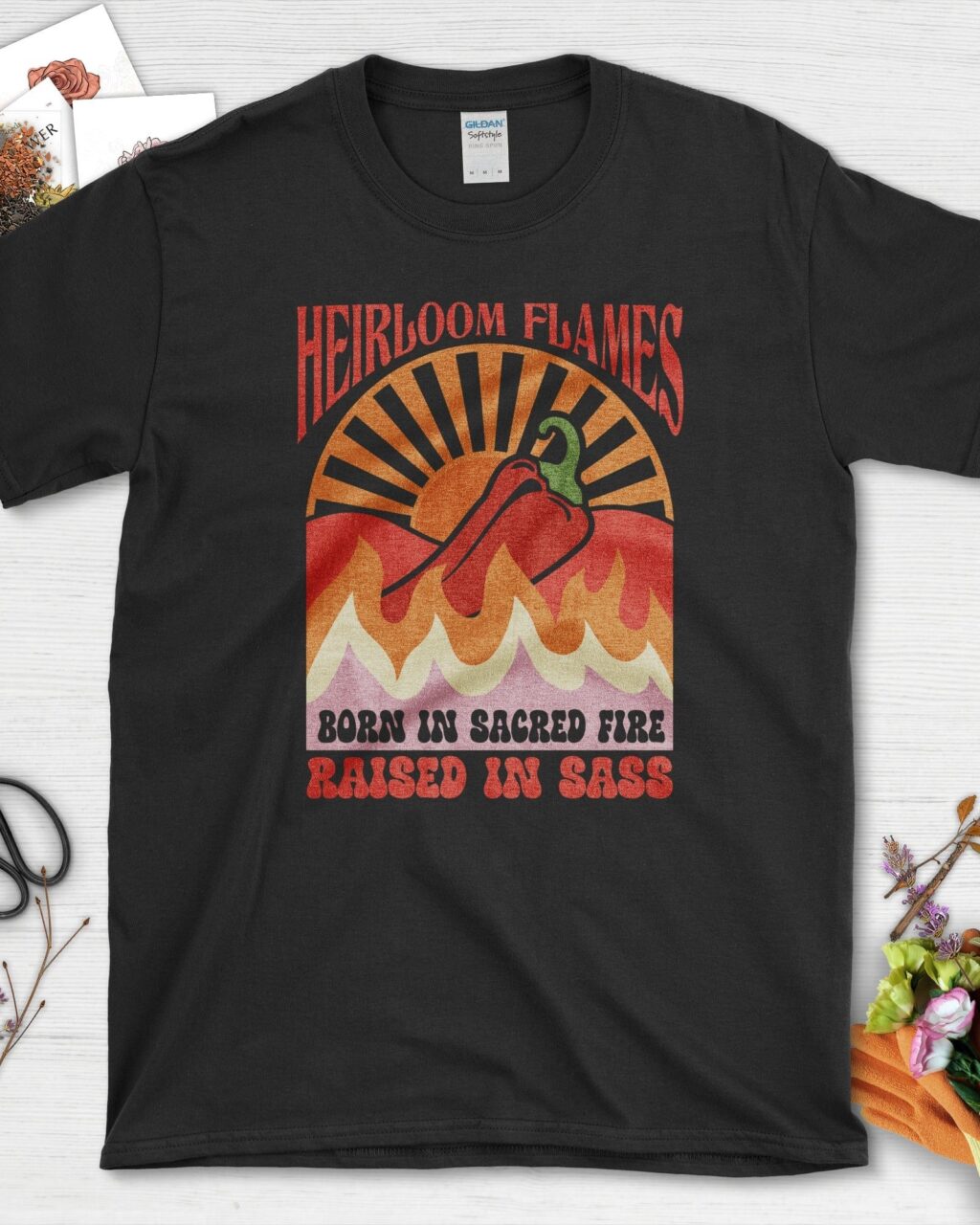 Alternative view of Heirloom Flames Sacred Fire T-Shirt