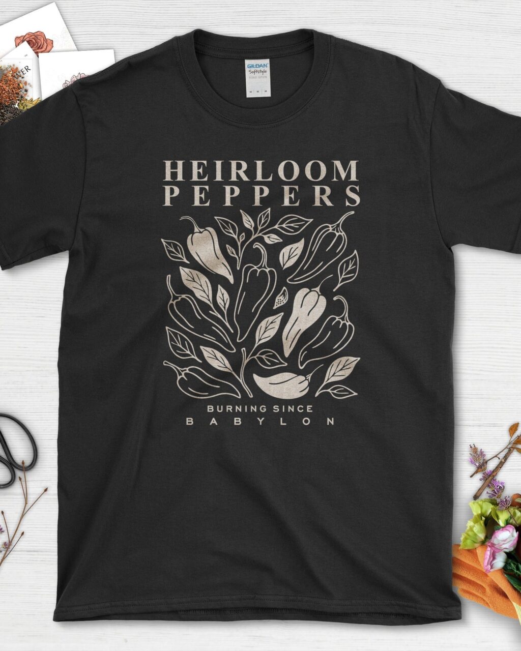 Alternative view of Heirloom Peppers Since Babylon T-Shirt