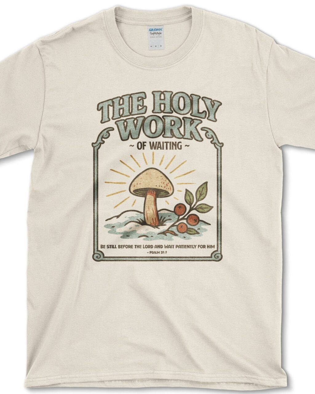 Alternative view of Holy Work of Waiting T-Shirt