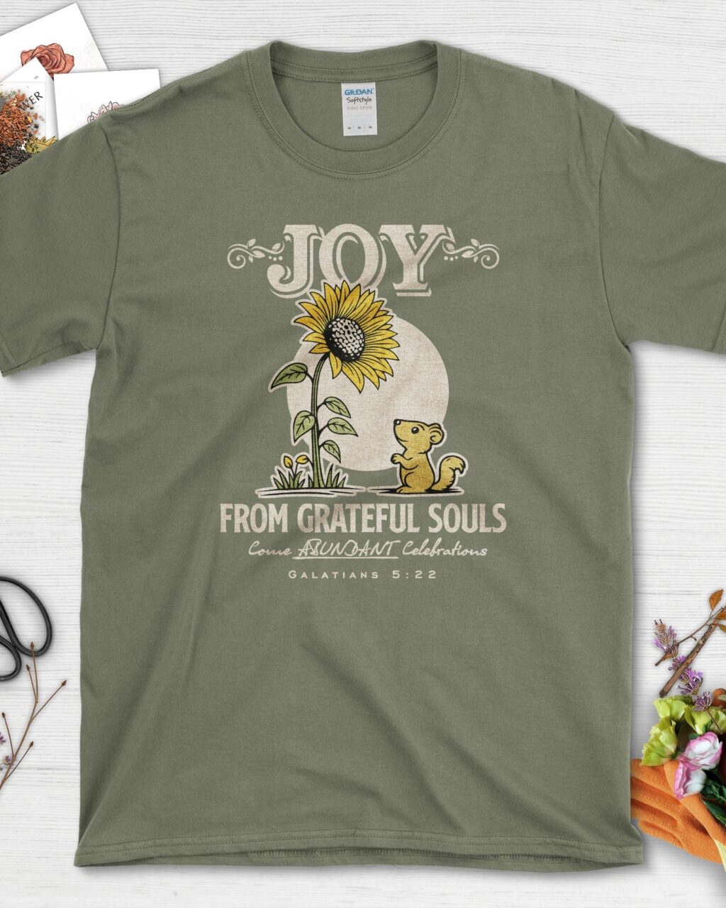 Alternative view of Joy From Grateful Souls T-Shirt