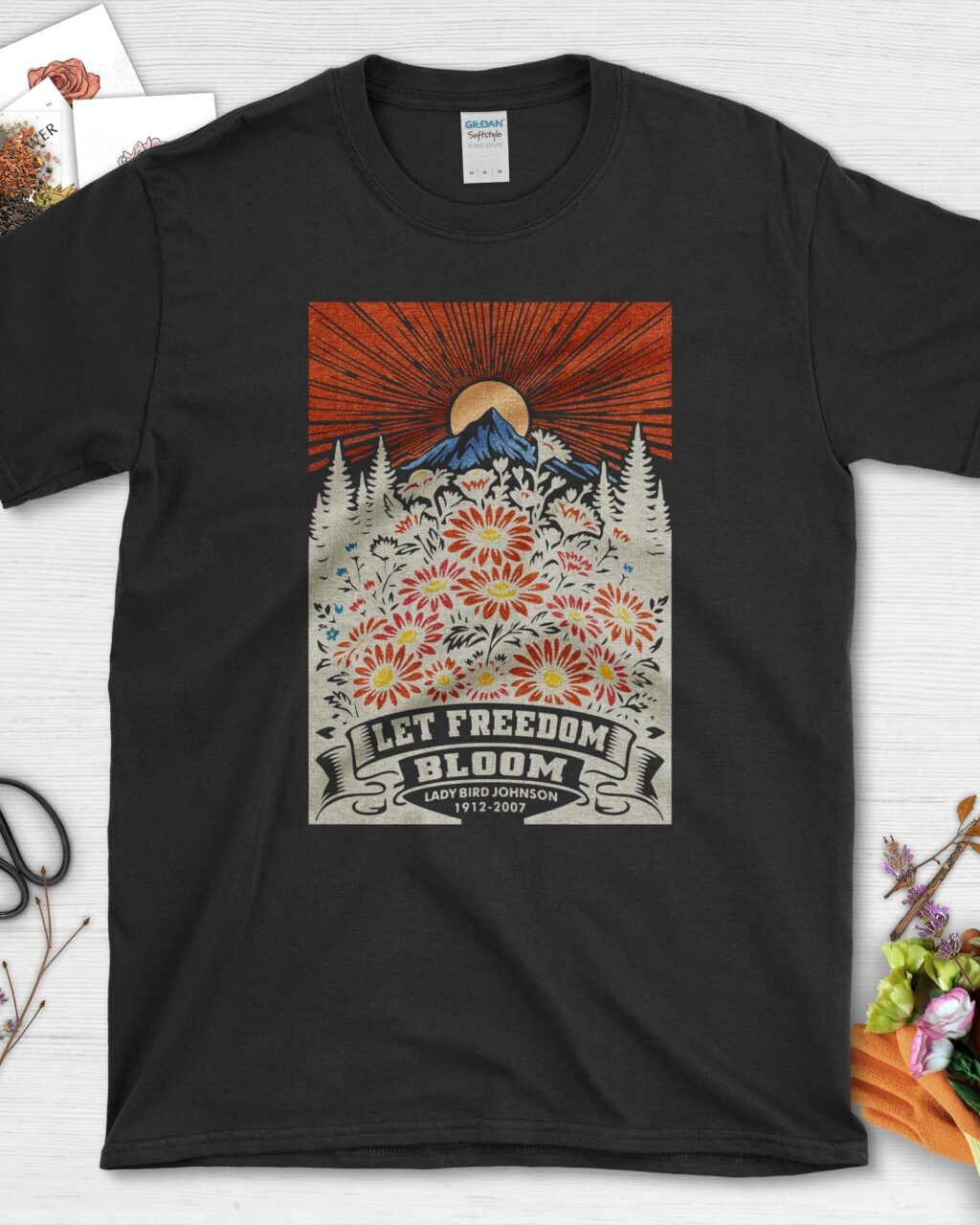 Alternative view of Let Freedom Bloom T-Shirt