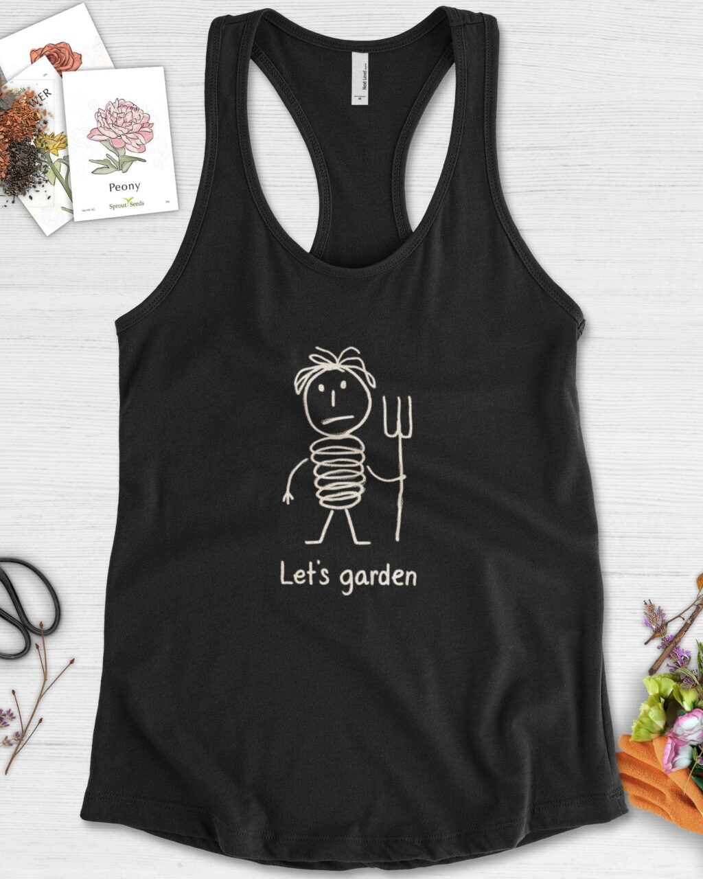 Let's Garden Racerback