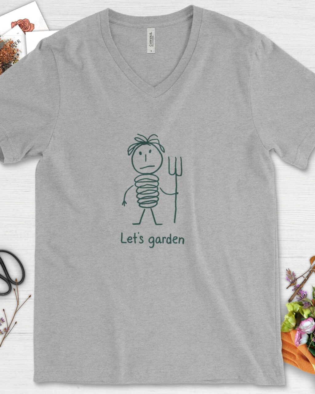 Let's Garden V-Neck