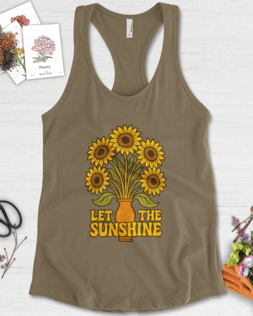 Let the Sunshine Garden Racerback