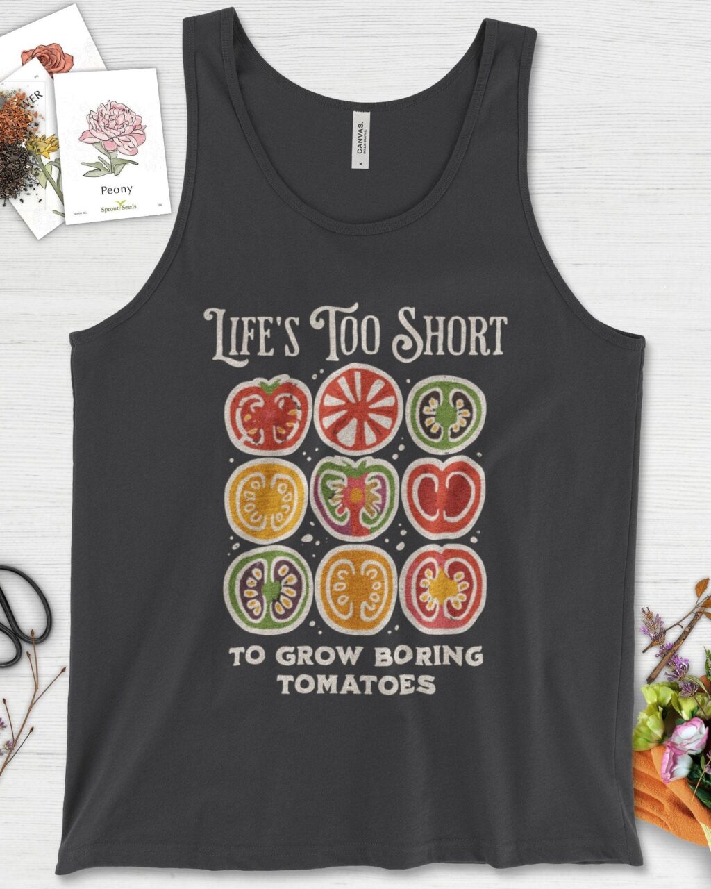 Life's Too Short Tomatoes Tank Top