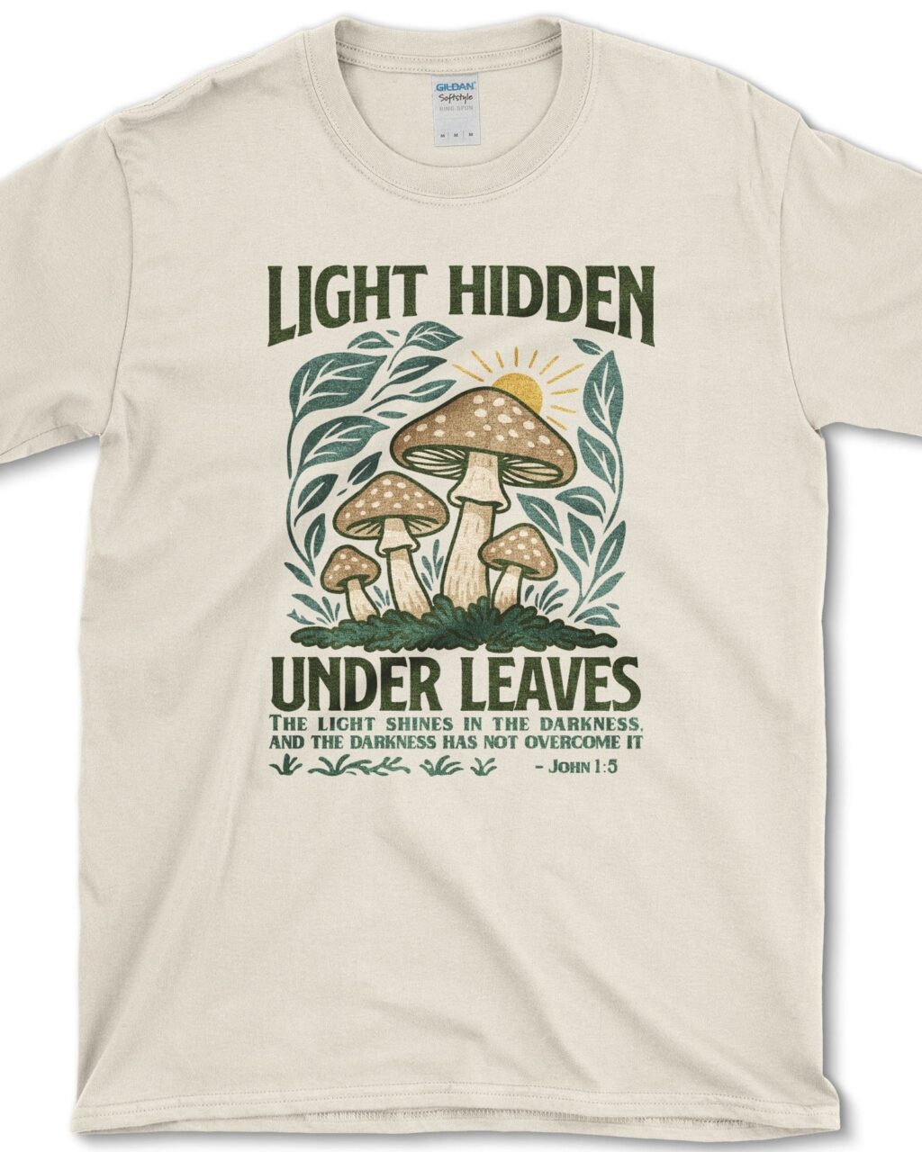 Light Hidden Under Leaves T-Shirt