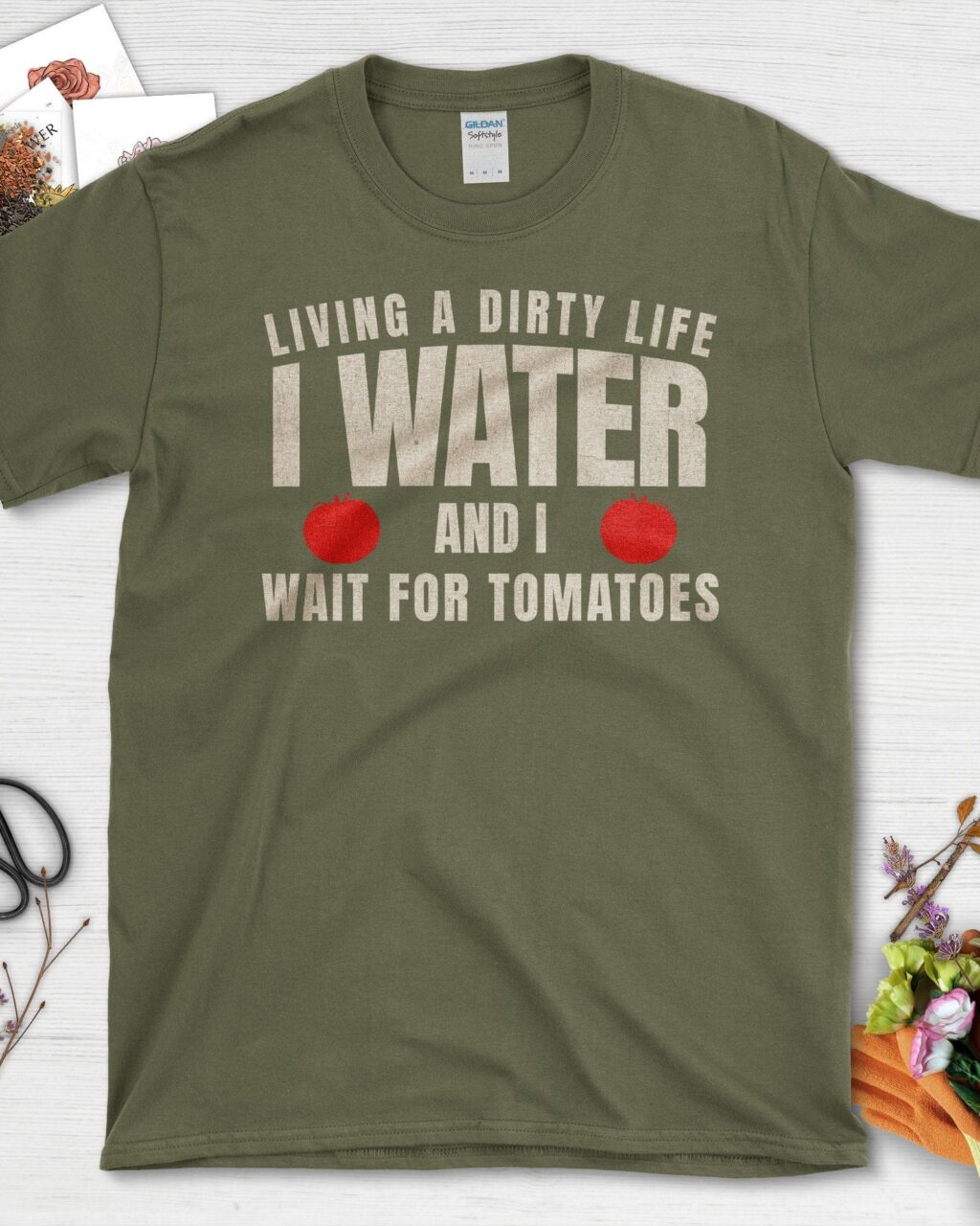 Alternative view of Living A Dirty Life T-Shirt