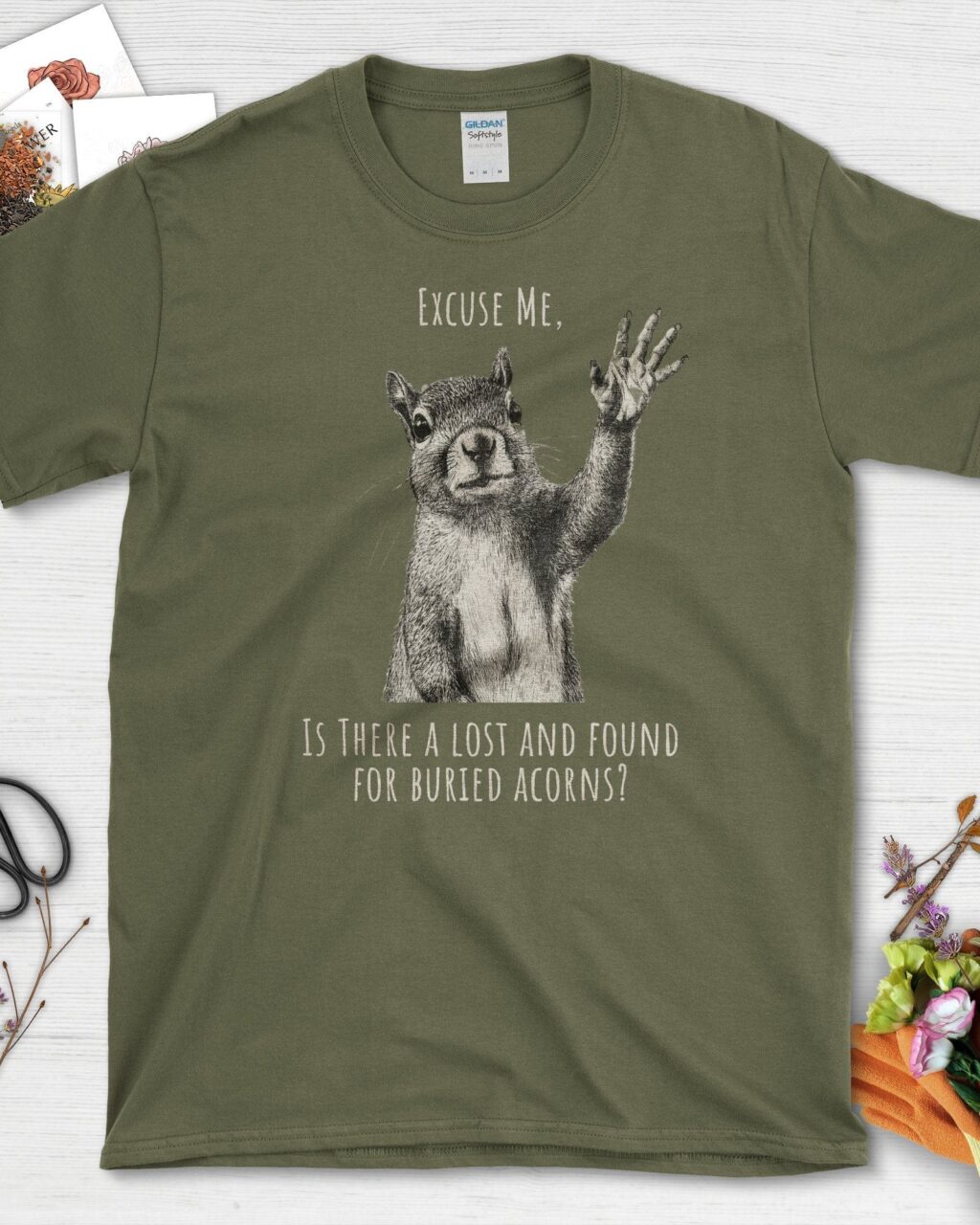 Lost and Found Squirrel T-Shirt