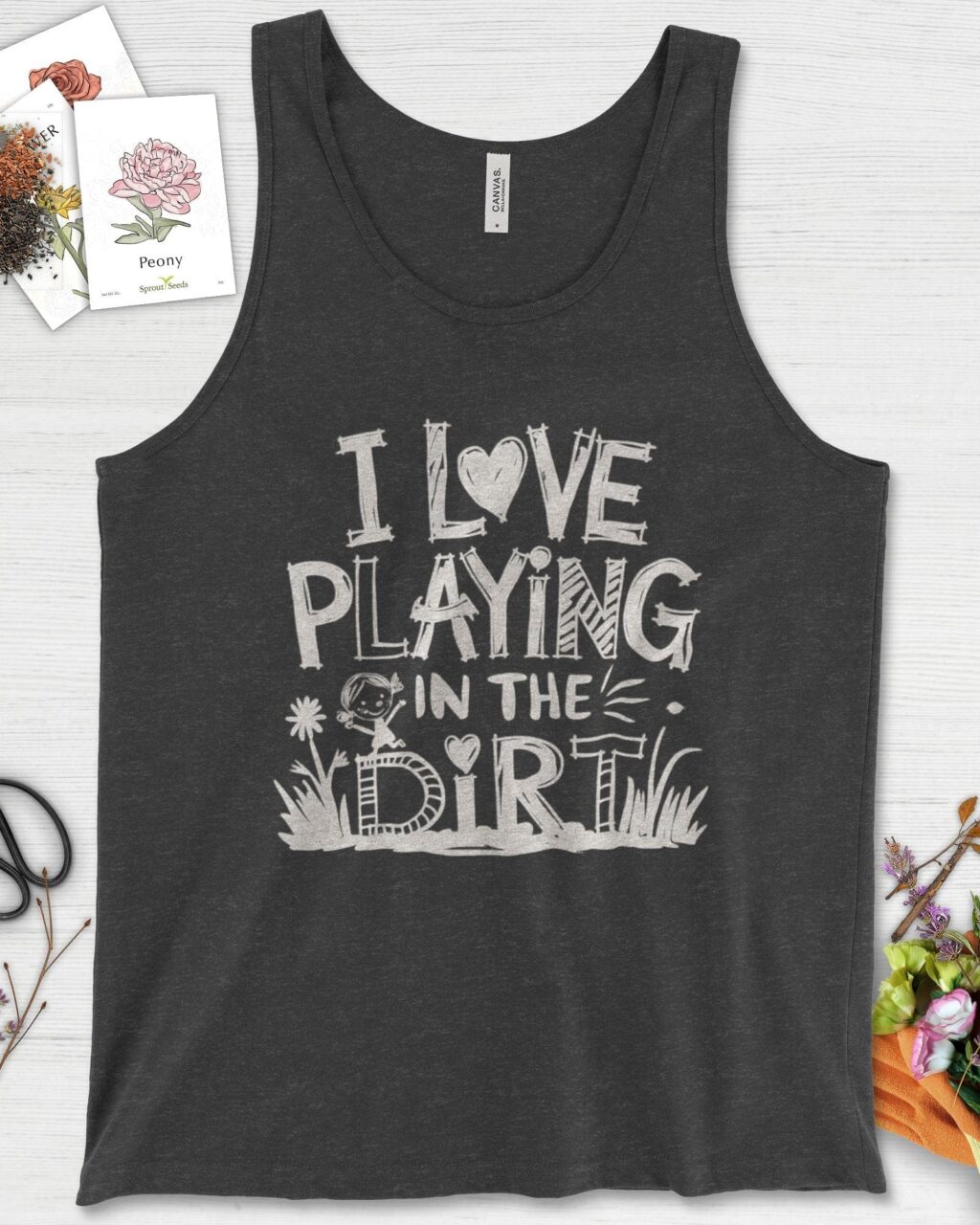 Alternative view of Loves to Play in Dirt Tank Top