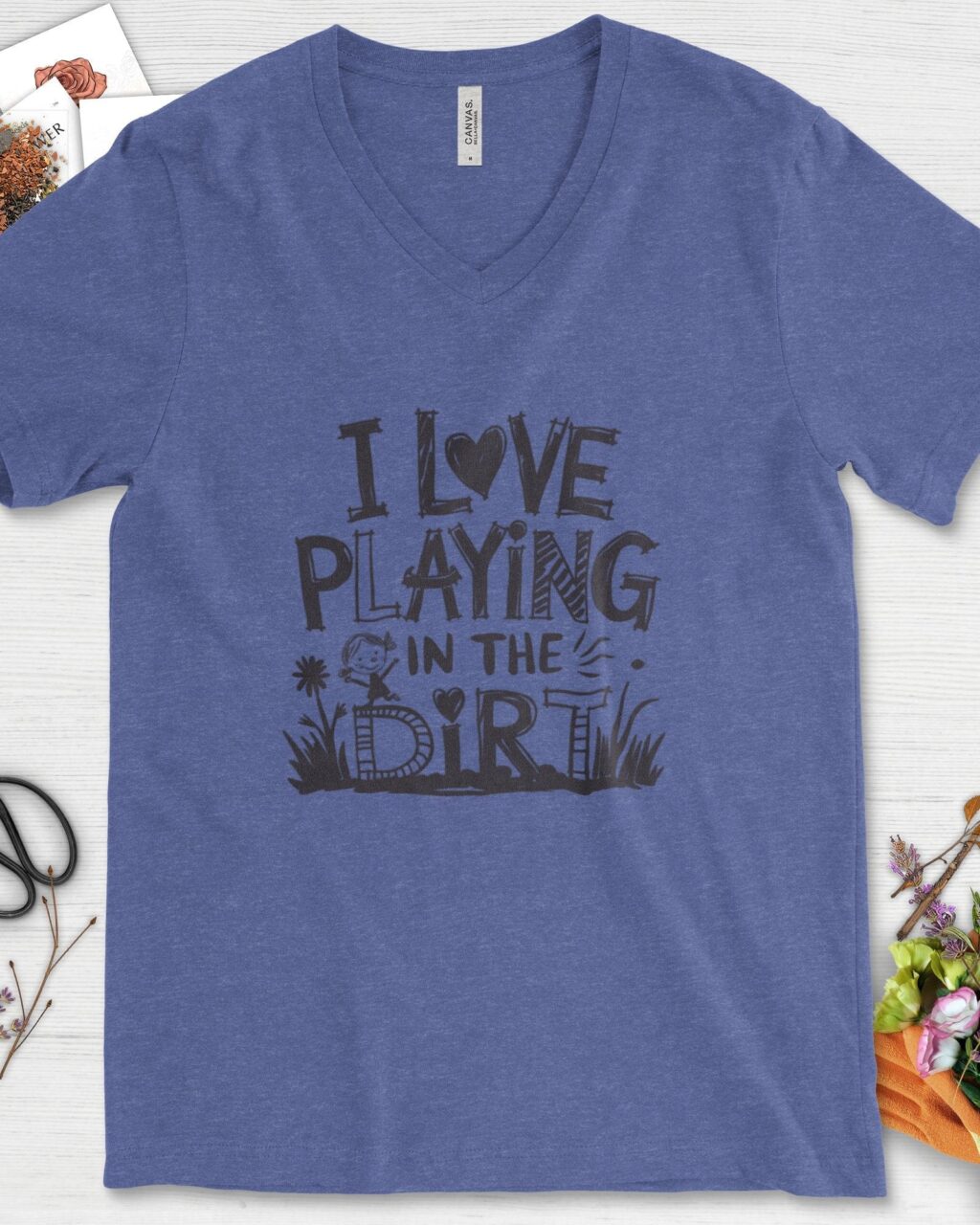 Alternative view of Loves to Play in Dirt V-Neck
