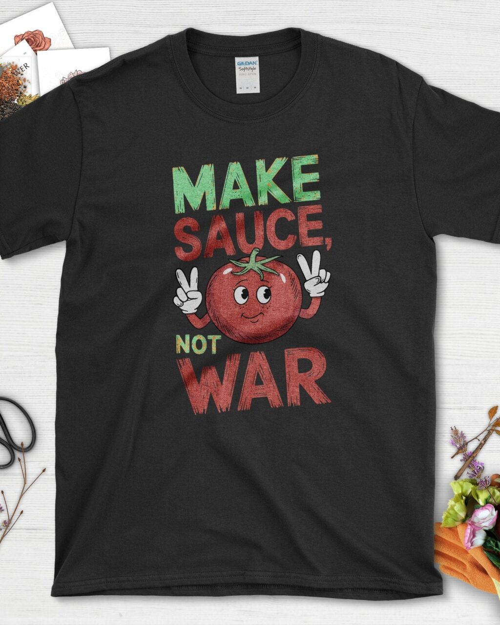 Alternative view of Make Sauce Not War T-Shirt