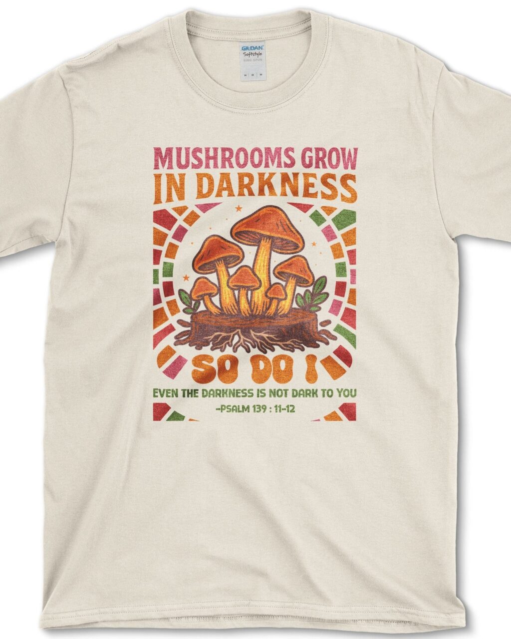 Alternative view of Mushrooms Grow in Darkness T-Shirt