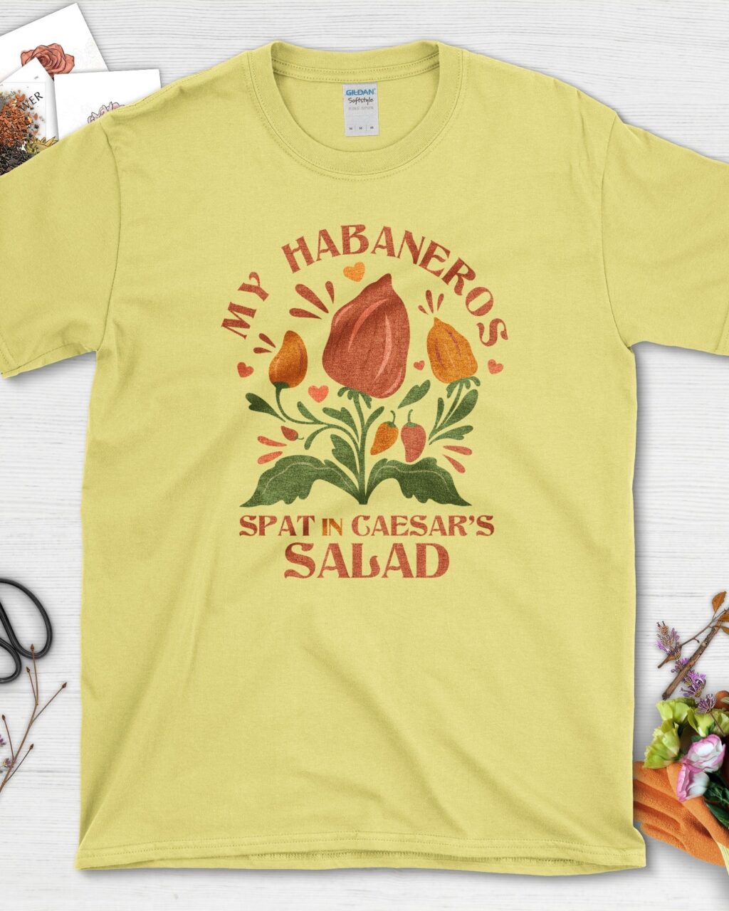 Alternative view of My Habaneros Spat In Caesar's Salad T-Shirt
