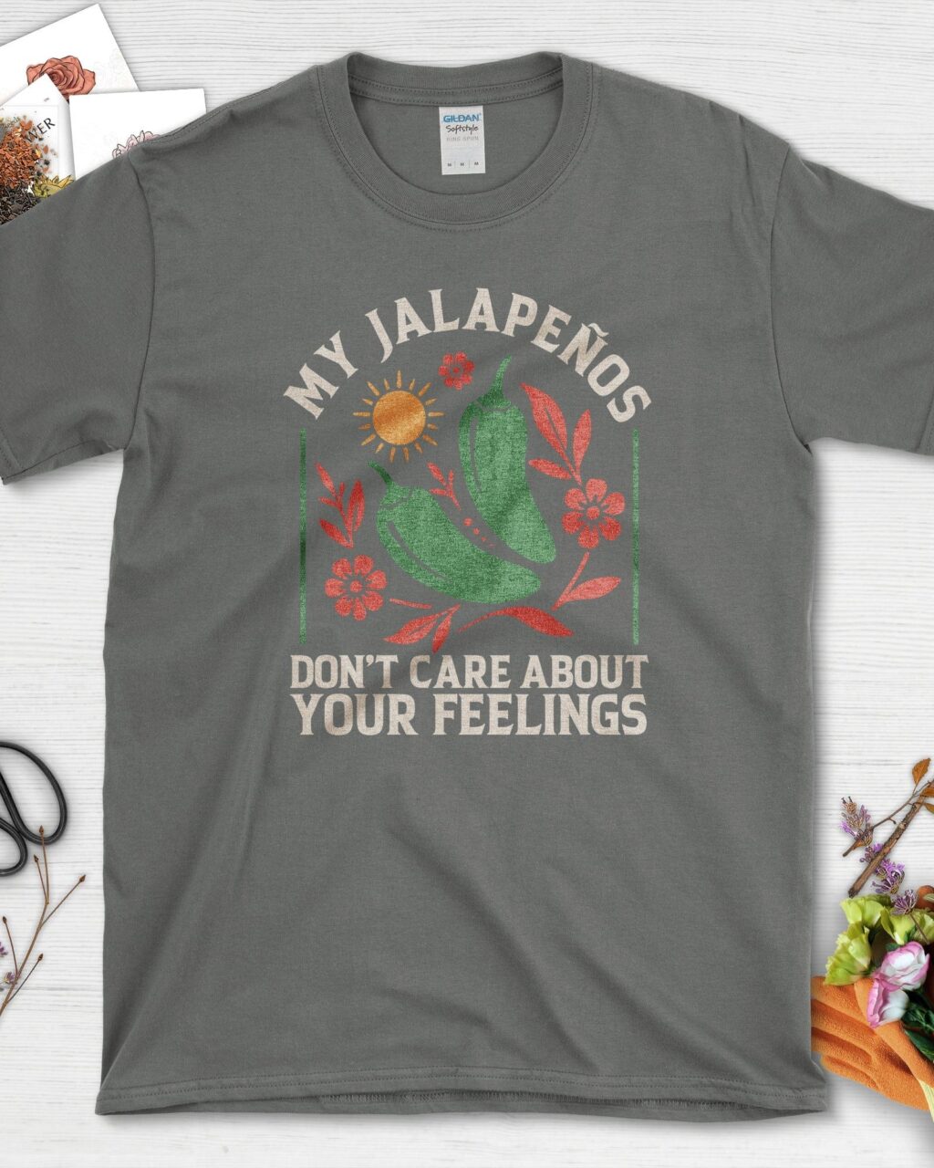Alternative view of My Jalapenos Don't Care T-Shirt