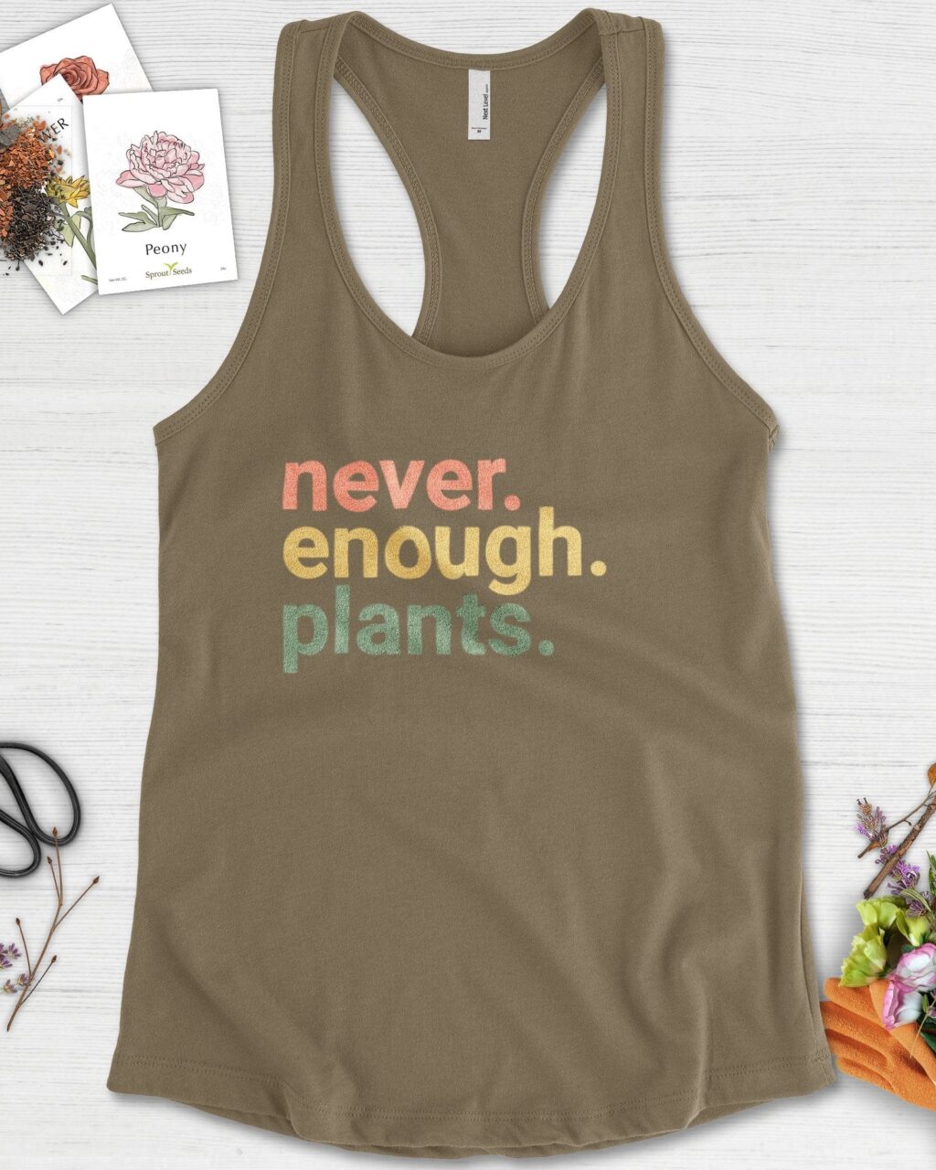 Never Enough Plants Racerback