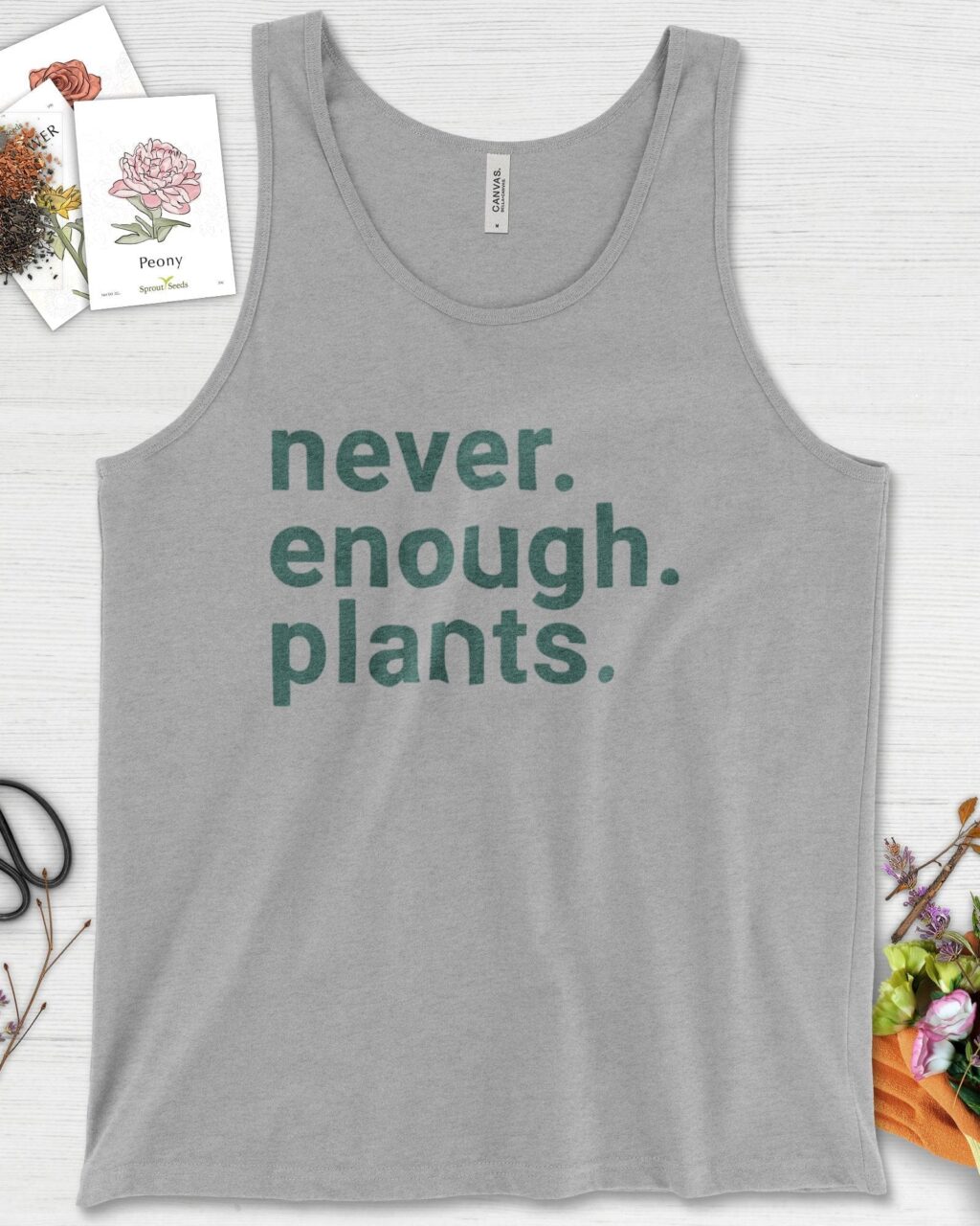 Alternative view of Never Enough Plants Tank Top