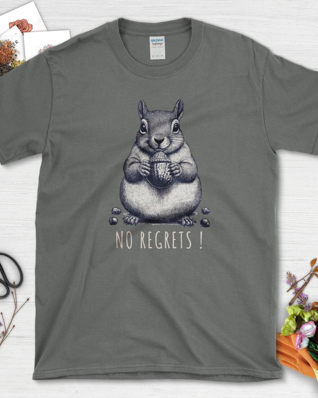 No Regrets Squirrel T-Shirt