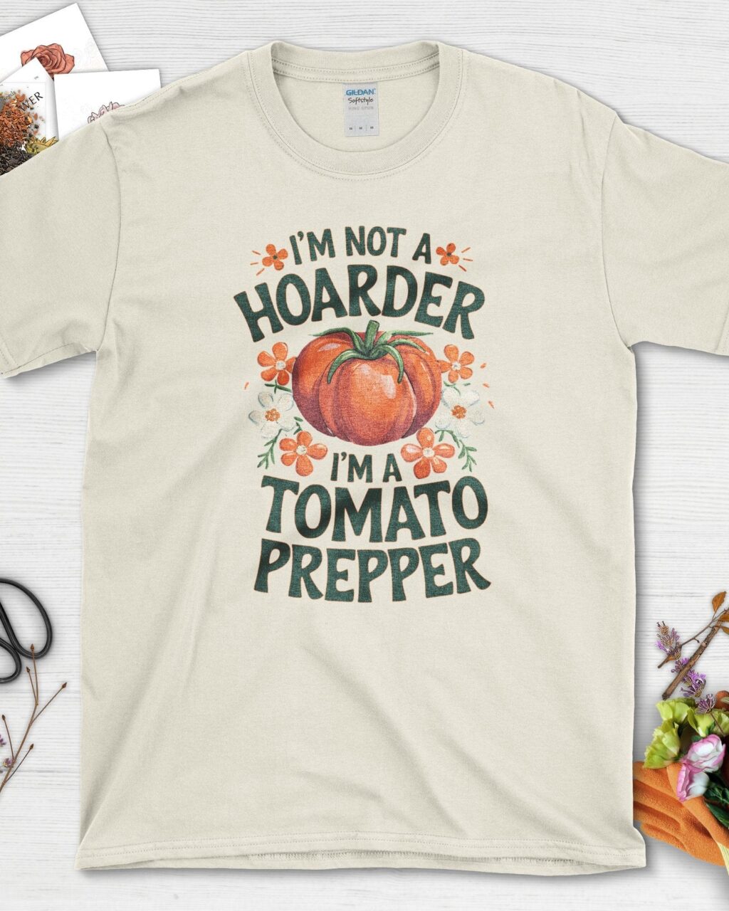 Alternative view of Not A Hoarder Tomato Prepper T-Shirt