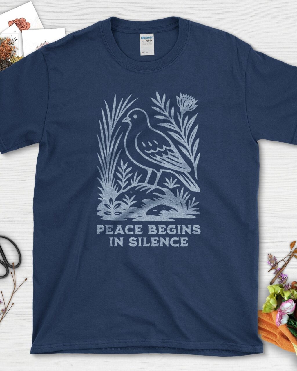 Peace Begins in Silence T-Shirt