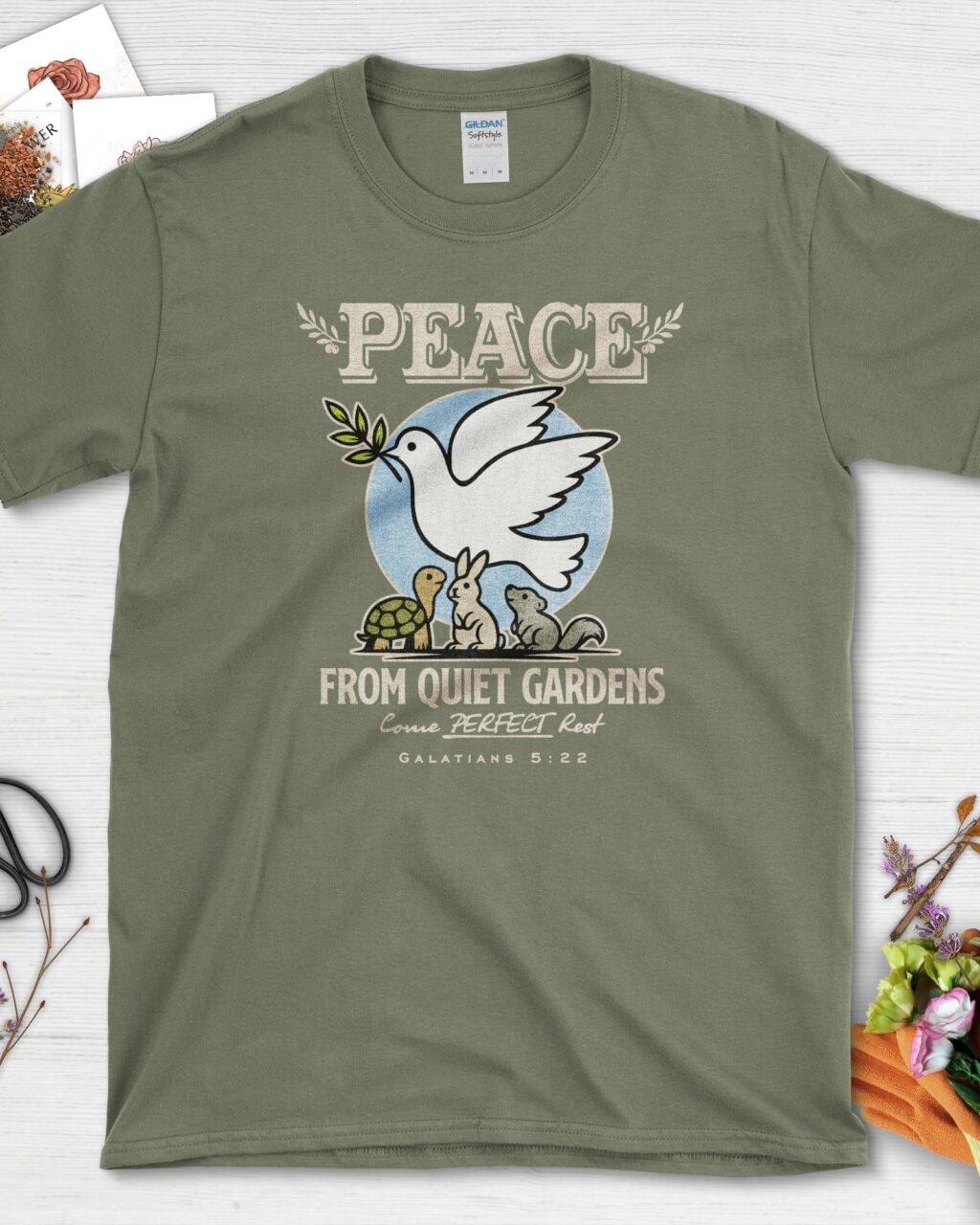 Alternative view of Peace From Quiet Gardens T-Shirt