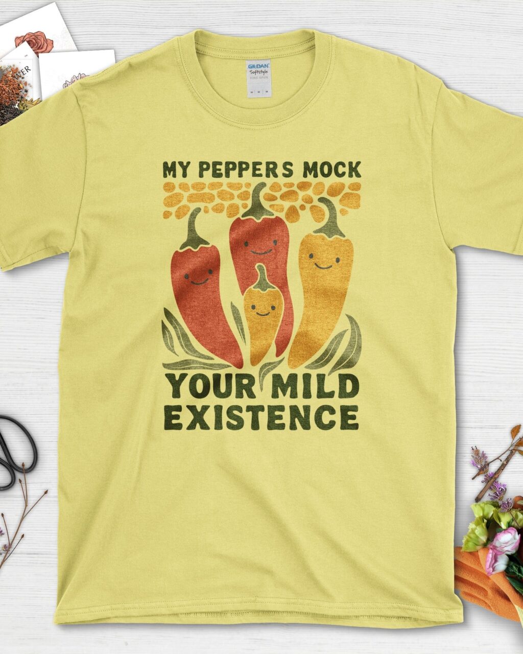 Alternative view of Peppers Mock Existence T-Shirt