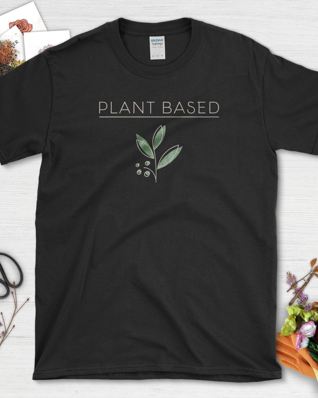 Plant Based Elegant Designs Greenery T-Shirt