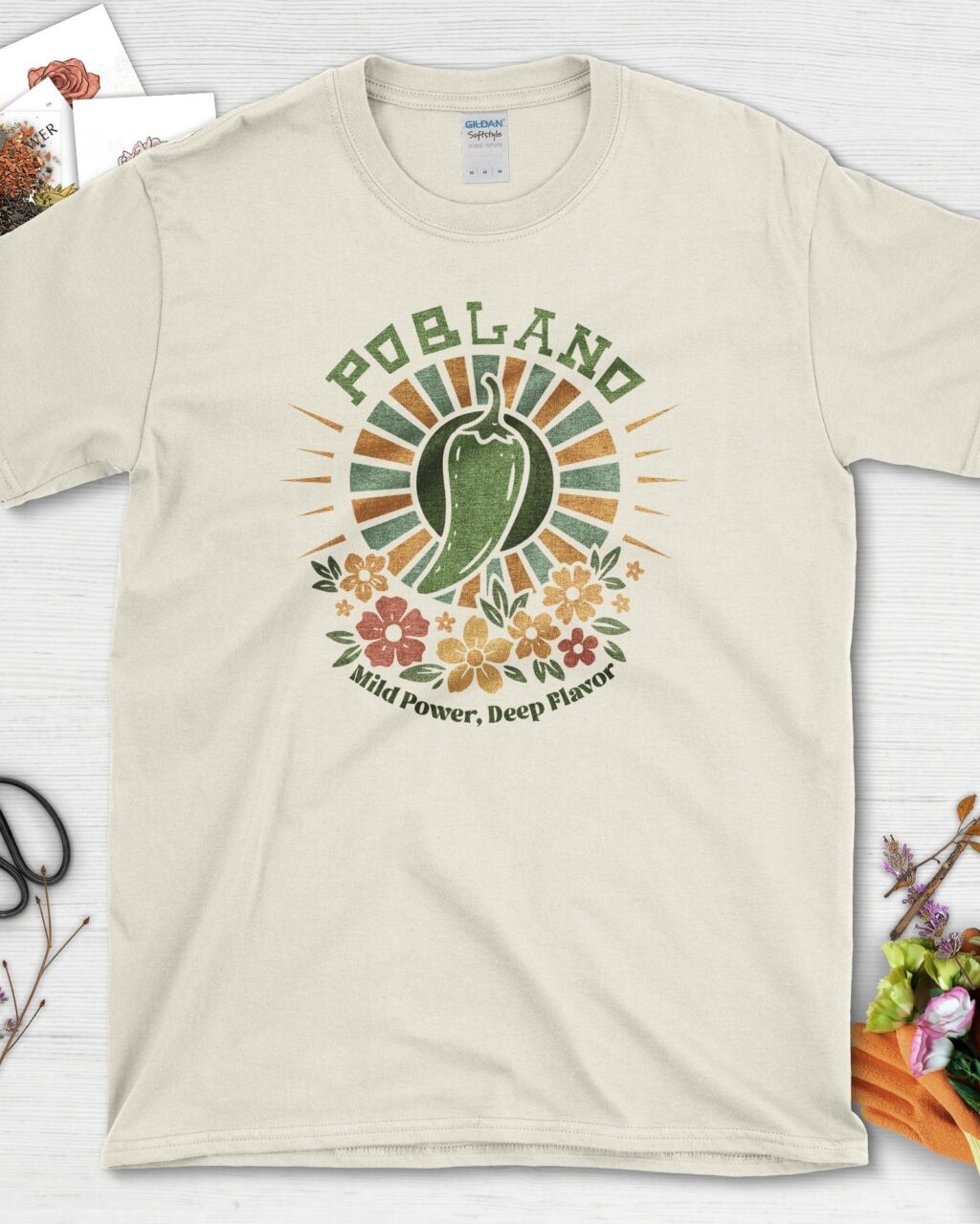 Poblano Pepper Garden Power T-Shirt