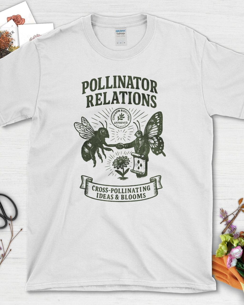 Pollinator Relations Cross-Pollinating T-Shirt