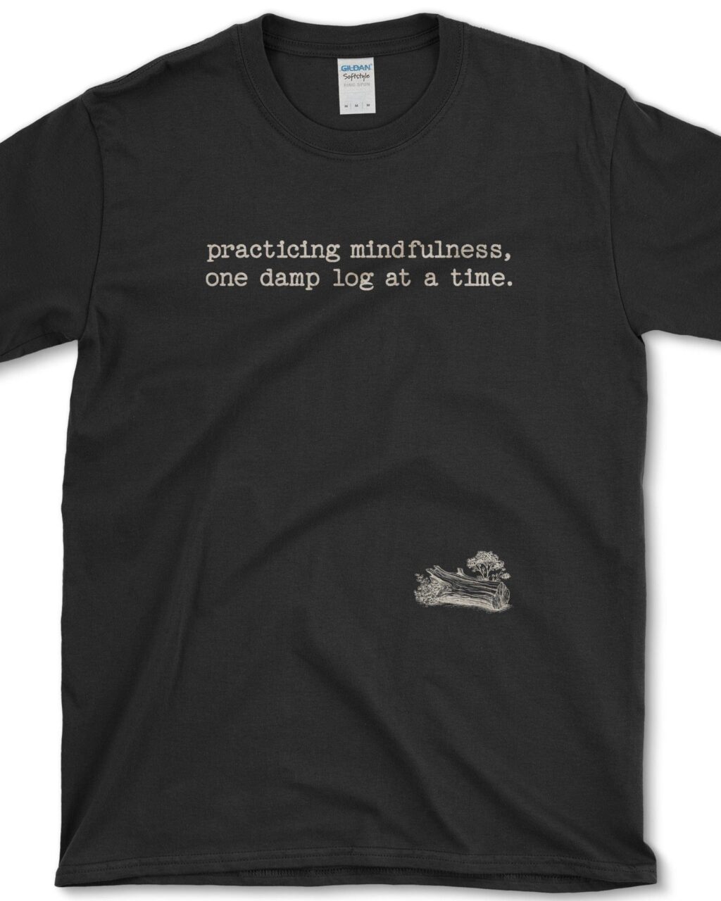 Alternative view of Practicing Mindfulness T-Shirt