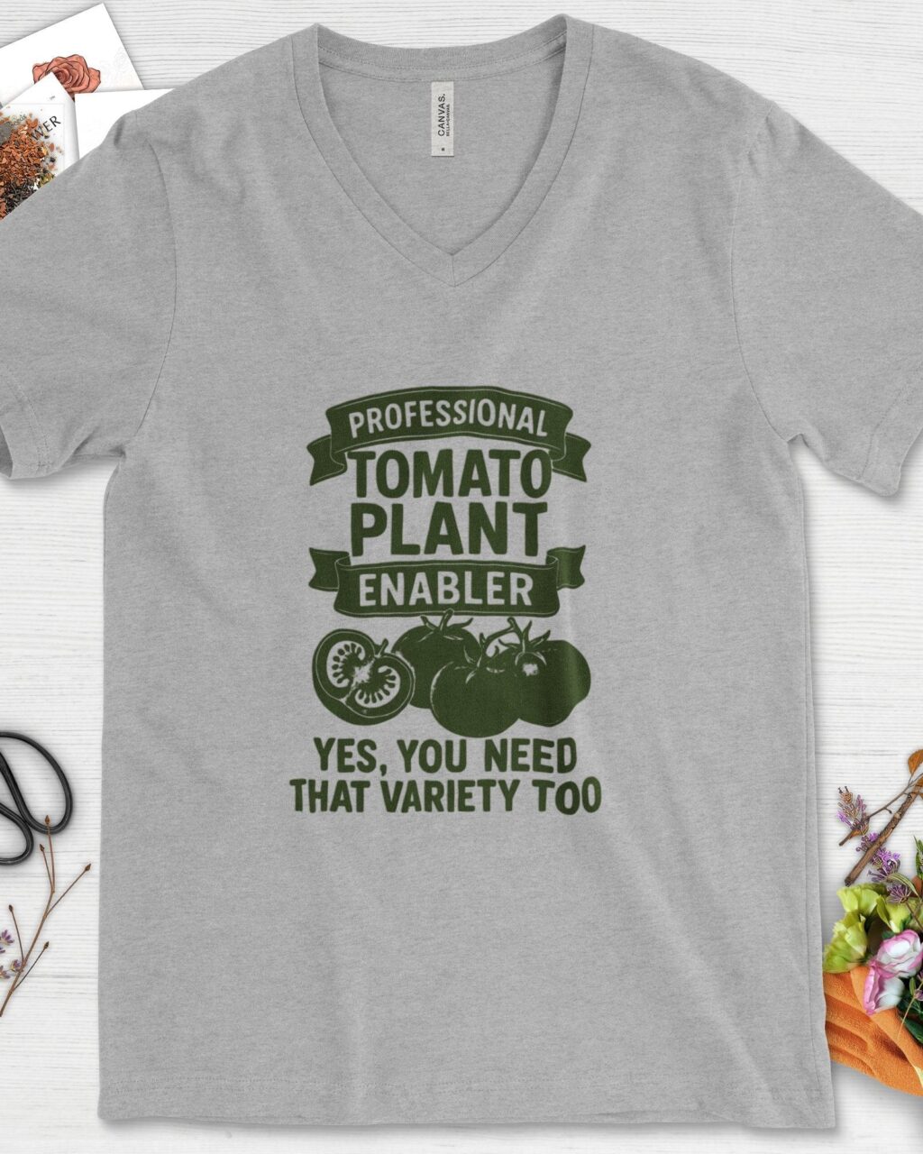 Alternative view of Professional Tomato Plant Enabler V-Neck