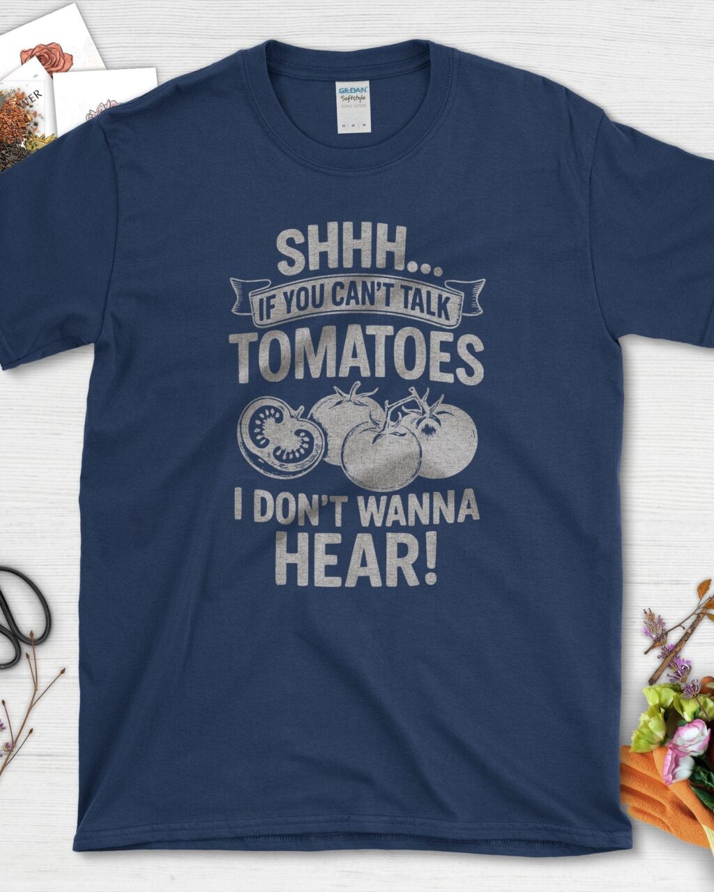 Quiet Tomatoes Humor T-Shirt