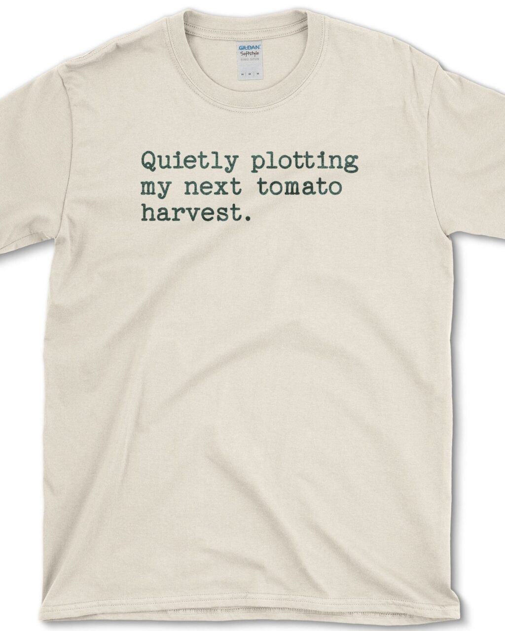 Alternative view of Quietly Plotting Tomato Harvest T-Shirt