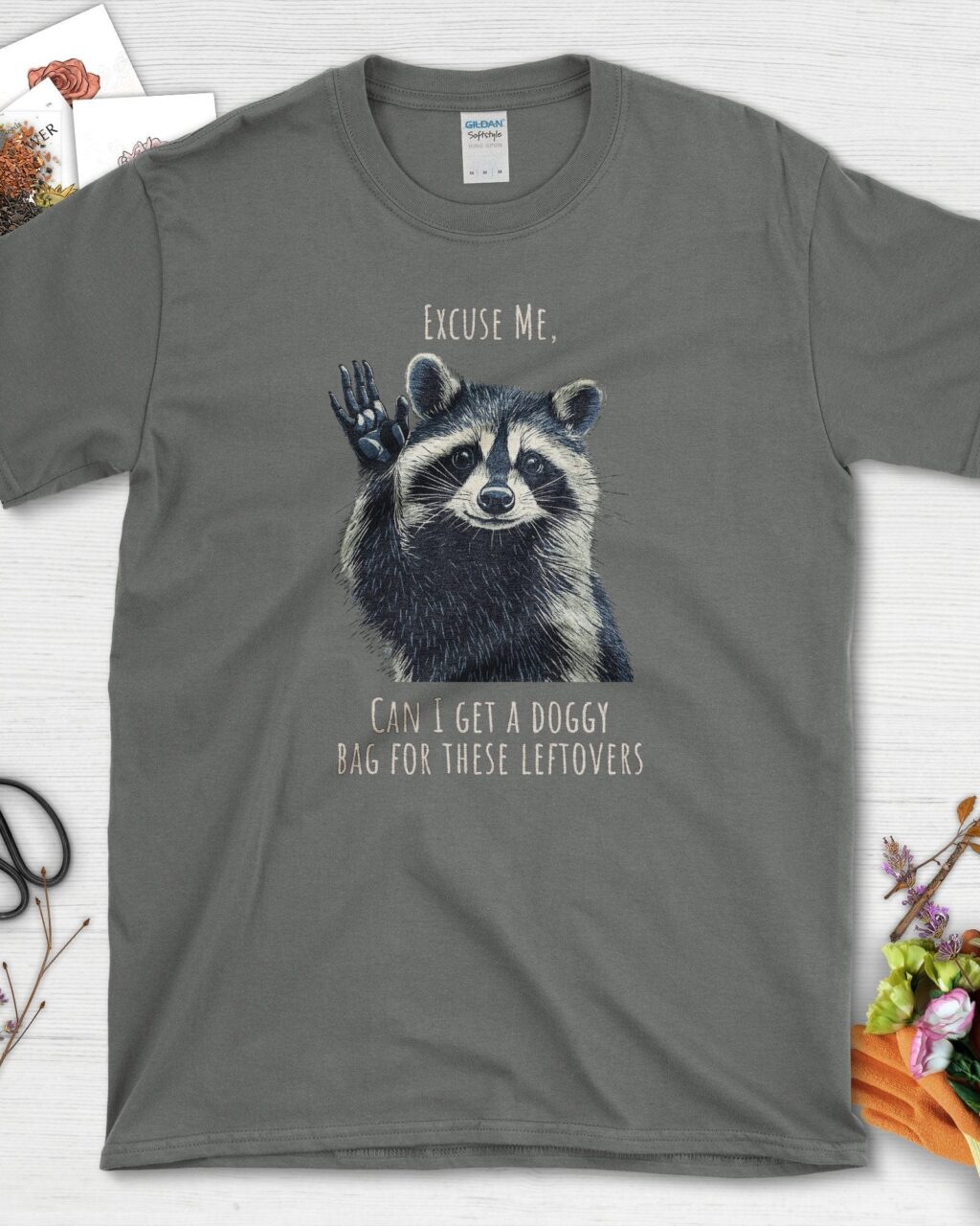 Raccoon Doggy Bag T-Shirt
